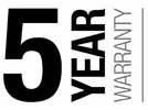 5 Year Warranty
