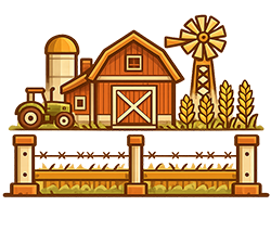 Agricultural-Fence-Icon Agricultural Fence