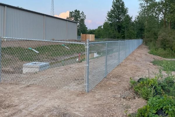 Galvanized chain link