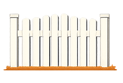 Vinyl Picket Fences
